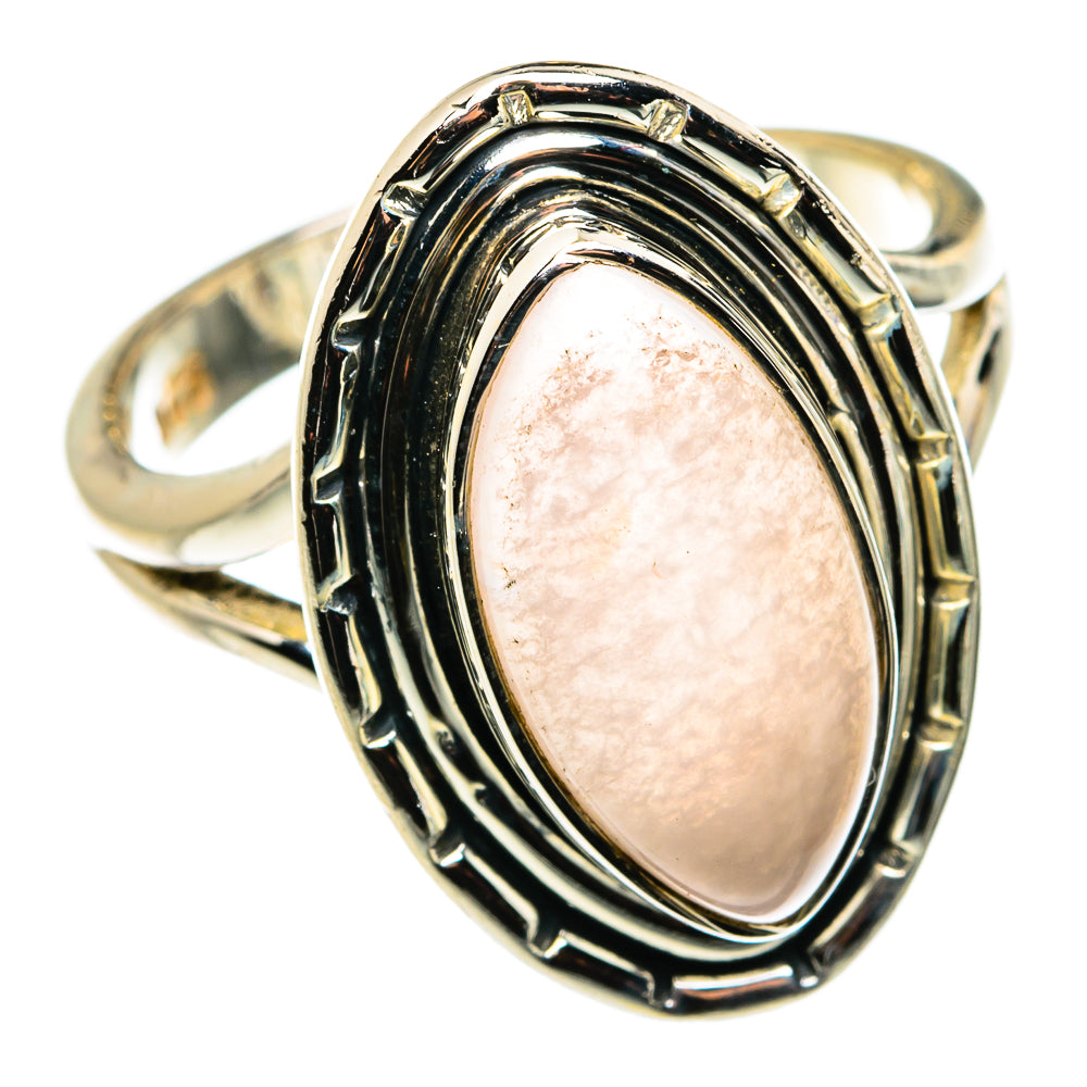 Rose Quartz Rings handcrafted by Ana Silver Co - RING79458