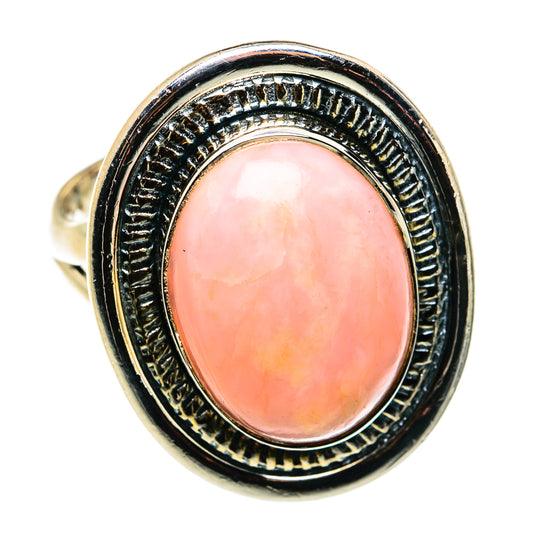 Pink Opal Rings handcrafted by Ana Silver Co - RING79461