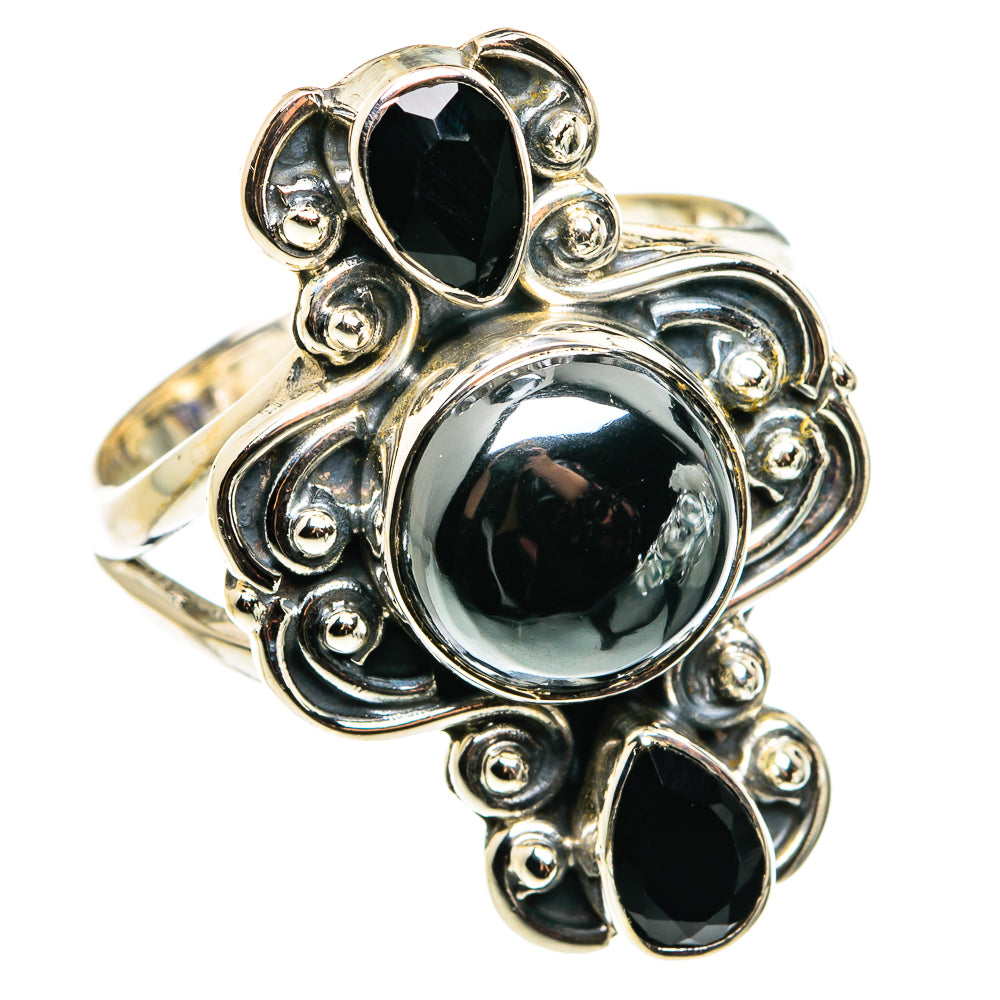 Hematite Rings handcrafted by Ana Silver Co - RING79474