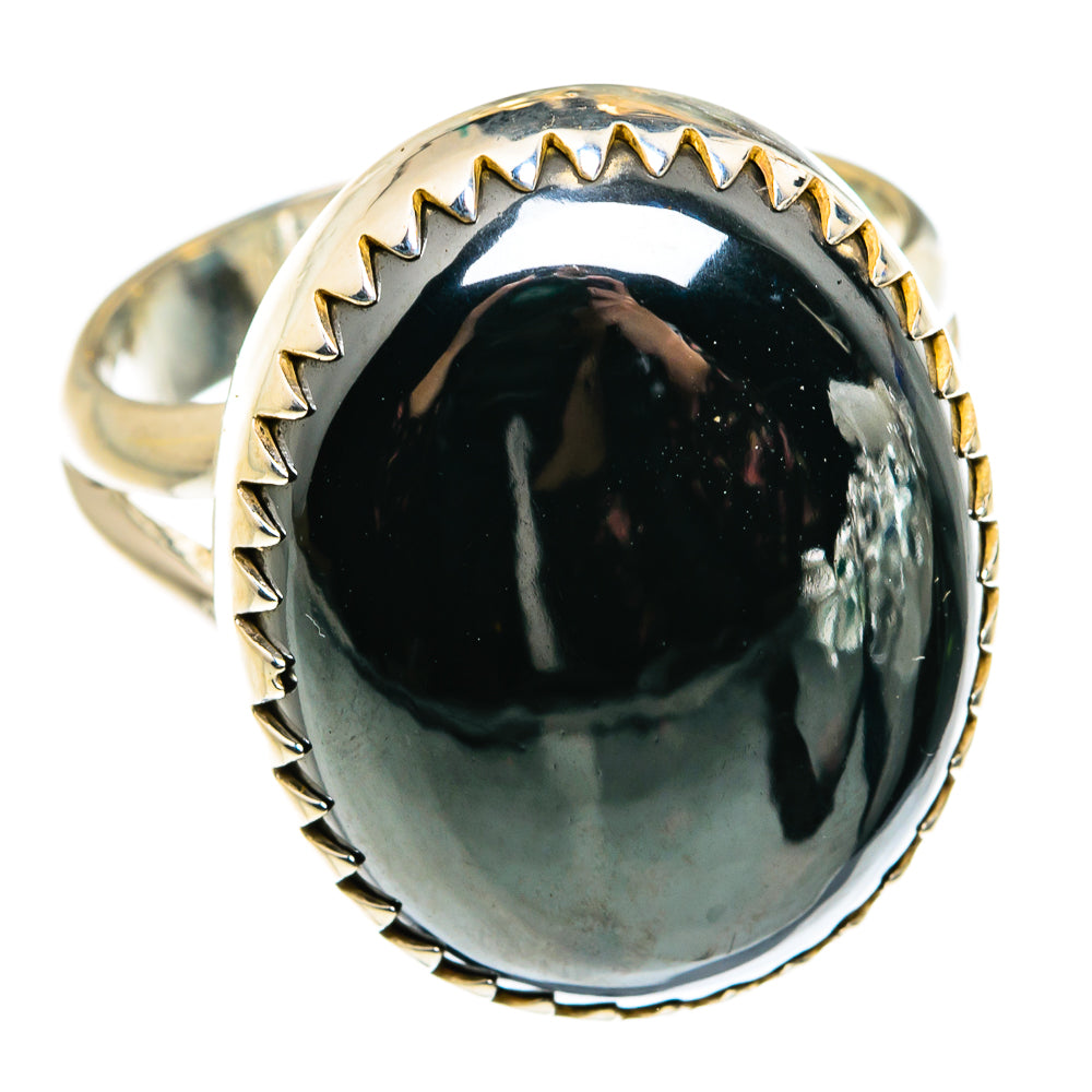 Hematite Rings handcrafted by Ana Silver Co - RING79475
