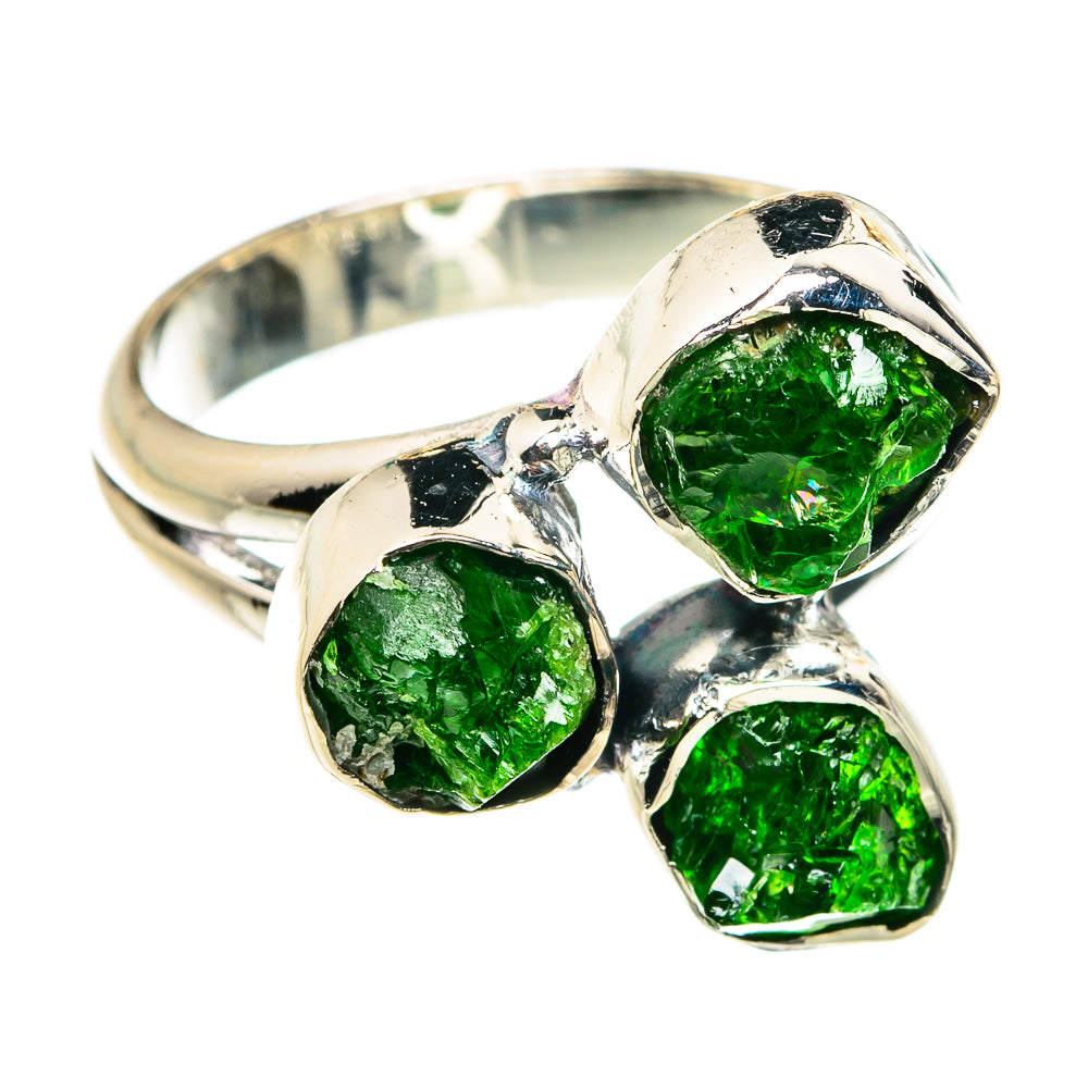 Chrome Diopside Rings handcrafted by Ana Silver Co - RING79482