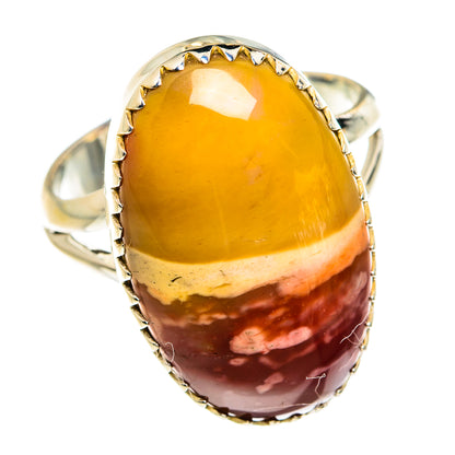 Mookaite Rings handcrafted by Ana Silver Co - RING79487