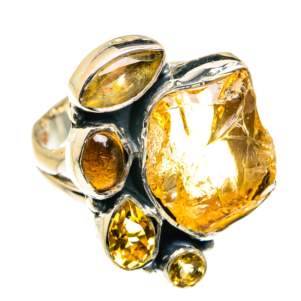 Citrine Rings handcrafted by Ana Silver Co - RING79490