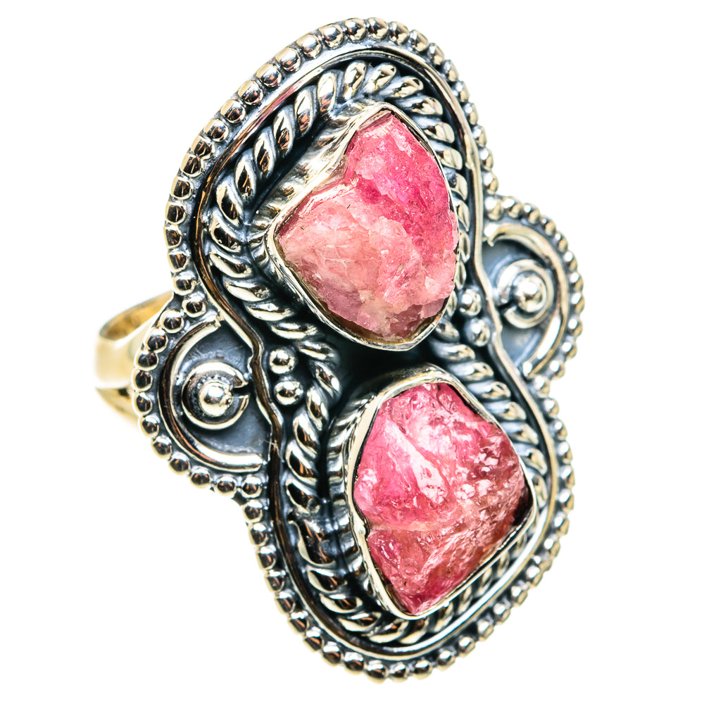 Pink Tourmaline Rings handcrafted by Ana Silver Co - RING79493