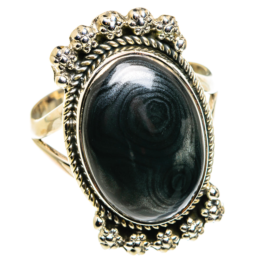 Psilomelane Rings handcrafted by Ana Silver Co - RING79499