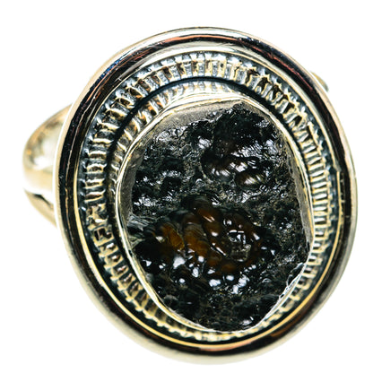 Tektite Rings handcrafted by Ana Silver Co - RING79500 - Photo 2