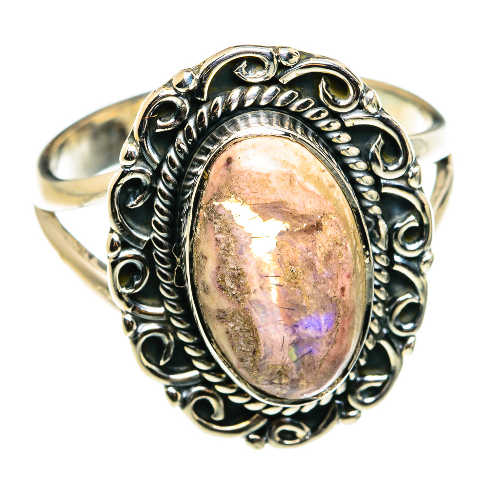 Mexican Fire Opal Rings handcrafted by Ana Silver Co - RING79504