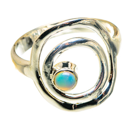 Ethiopian Opal Rings handcrafted by Ana Silver Co - RING79505