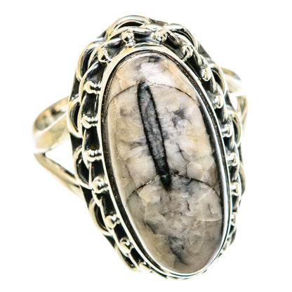 Orthoceras Fossil Rings handcrafted by Ana Silver Co - RING79506