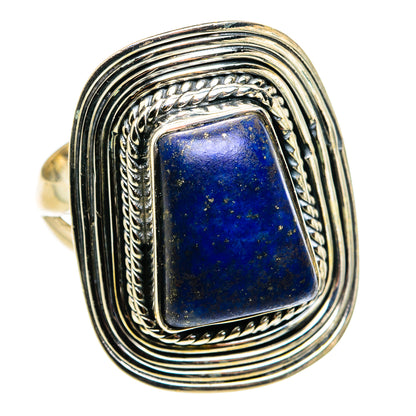Lapis Lazuli Rings handcrafted by Ana Silver Co - RING79510