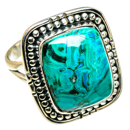 Chrysocolla Rings handcrafted by Ana Silver Co - RING79514