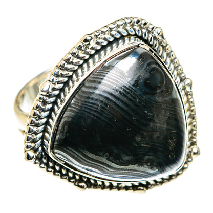 Psilomelane Rings handcrafted by Ana Silver Co - RING79527 - Photo 2