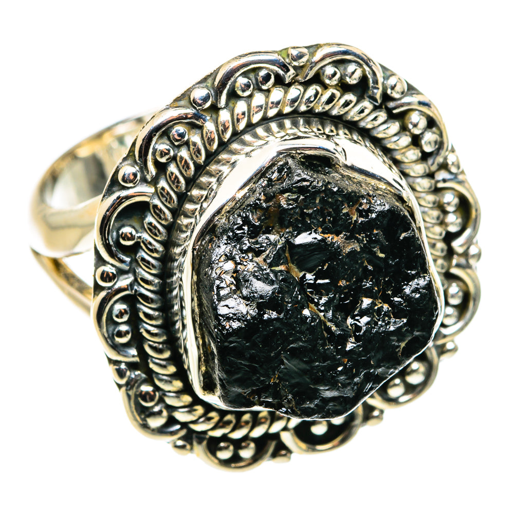 Tektite Rings handcrafted by Ana Silver Co - RING79528 - Photo 2