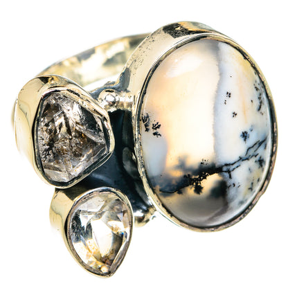Dendritic Opal Rings handcrafted by Ana Silver Co - RING79531