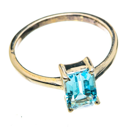 Blue Topaz Rings handcrafted by Ana Silver Co - RING79535