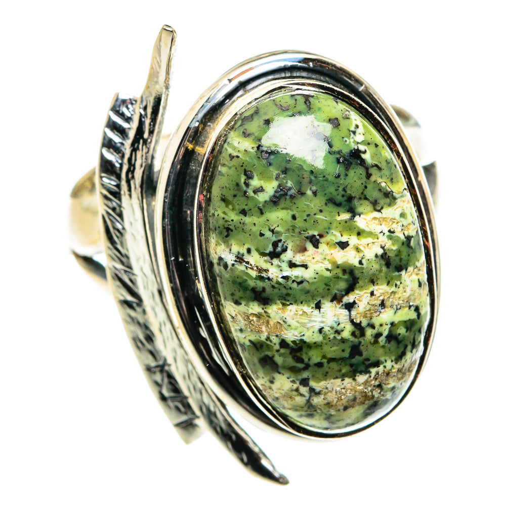 Lizard Jasper Rings handcrafted by Ana Silver Co - RING79542