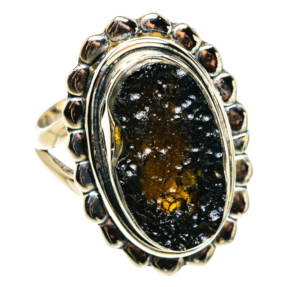 Tektite Rings handcrafted by Ana Silver Co - RING79556