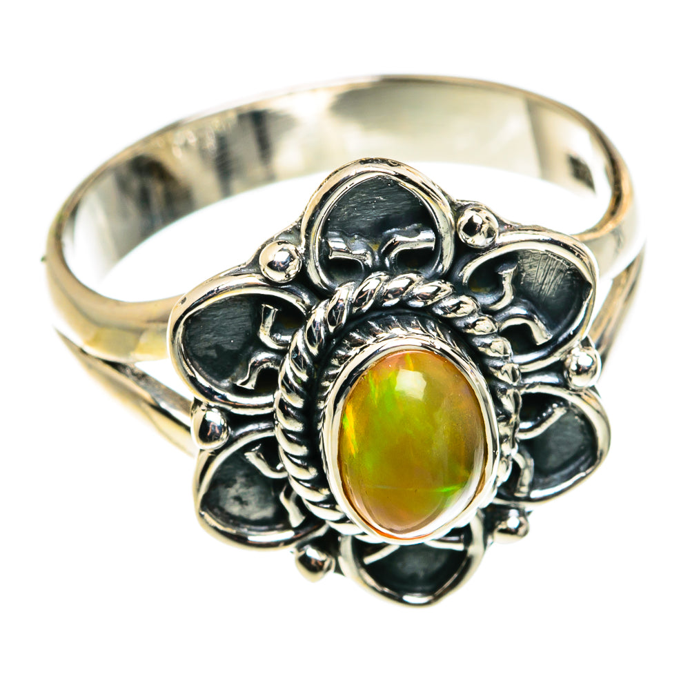 Ethiopian Opal Rings handcrafted by Ana Silver Co - RING79563
