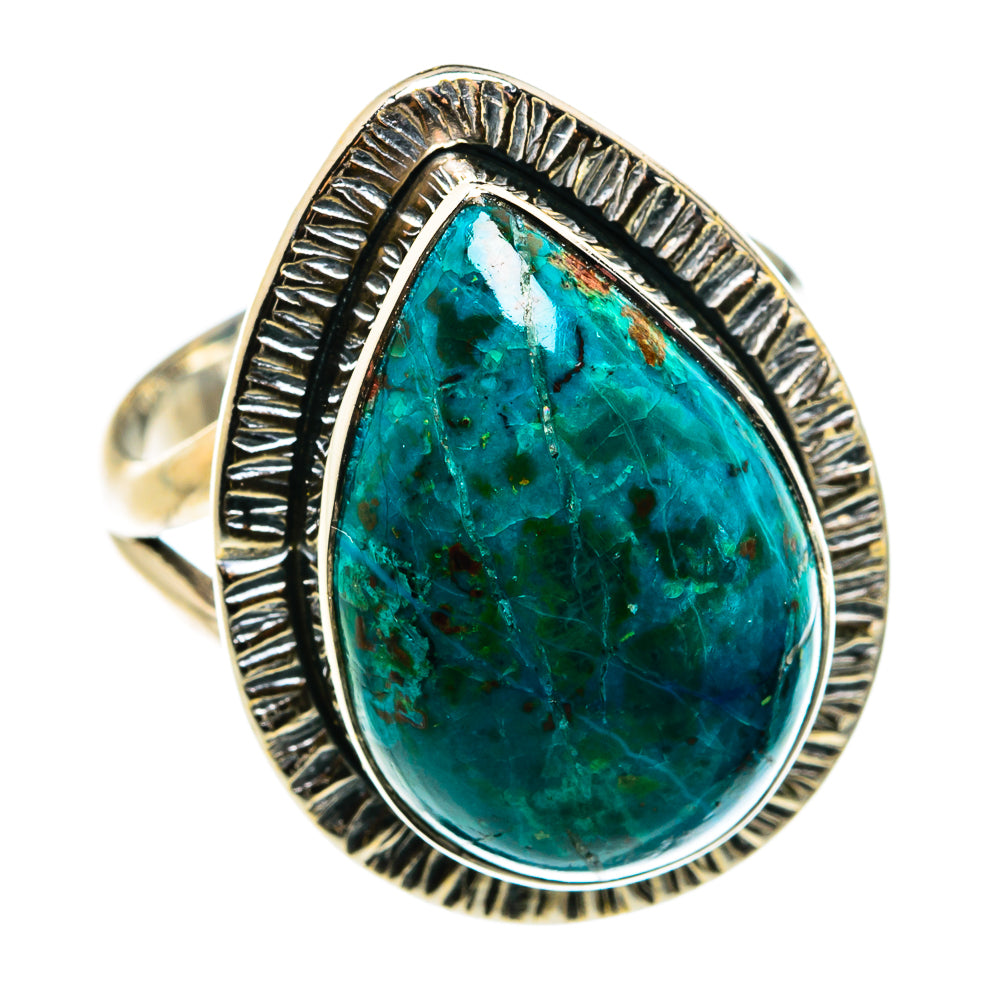 Chrysocolla Rings handcrafted by Ana Silver Co - RING79568