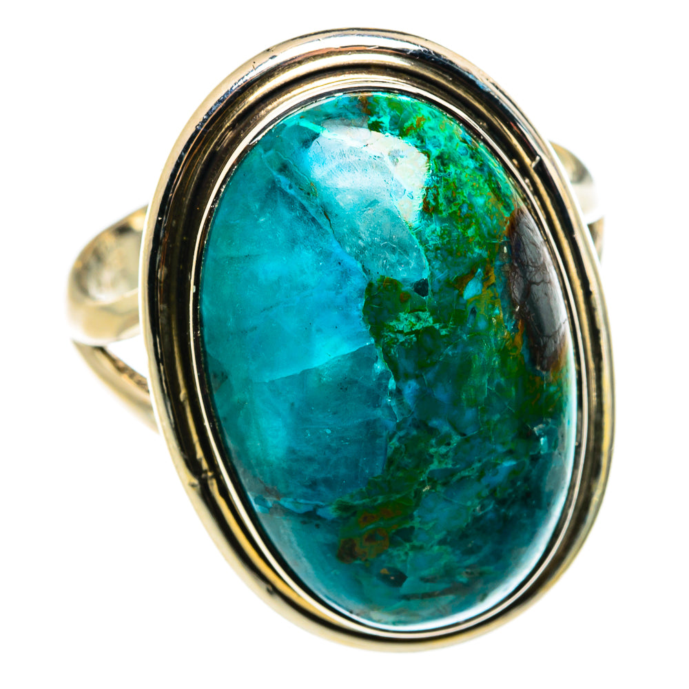 Chrysocolla Rings handcrafted by Ana Silver Co - RING79571