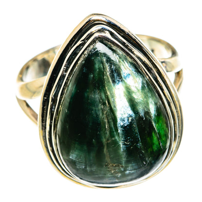 Seraphinite Rings handcrafted by Ana Silver Co - RING79574