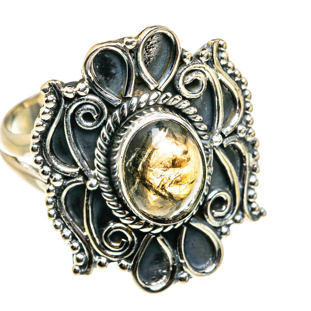 Labradorite Rings handcrafted by Ana Silver Co - RING79576