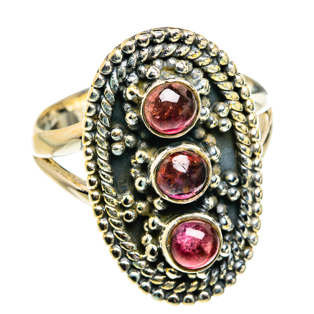 Pink Tourmaline Rings handcrafted by Ana Silver Co - RING79580