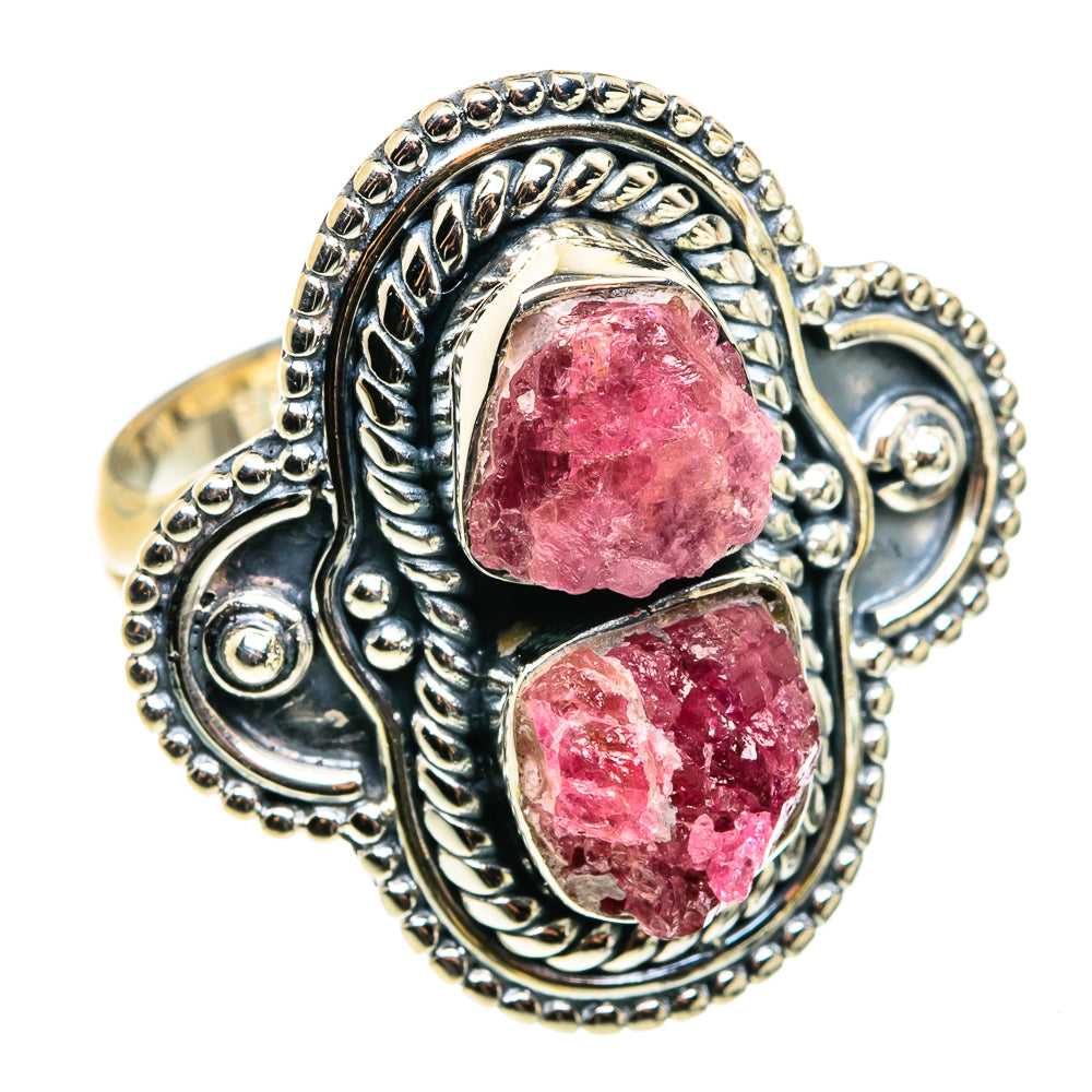 Pink Tourmaline Rings handcrafted by Ana Silver Co - RING79581