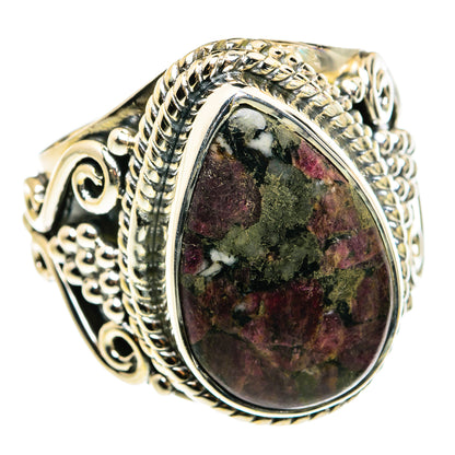 Russian Eudialyte Rings handcrafted by Ana Silver Co - RING79585