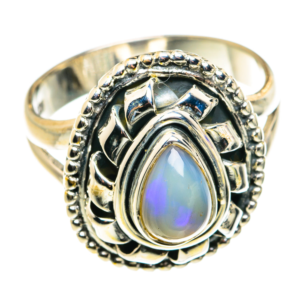 Ethiopian Opal Rings handcrafted by Ana Silver Co - RING79592