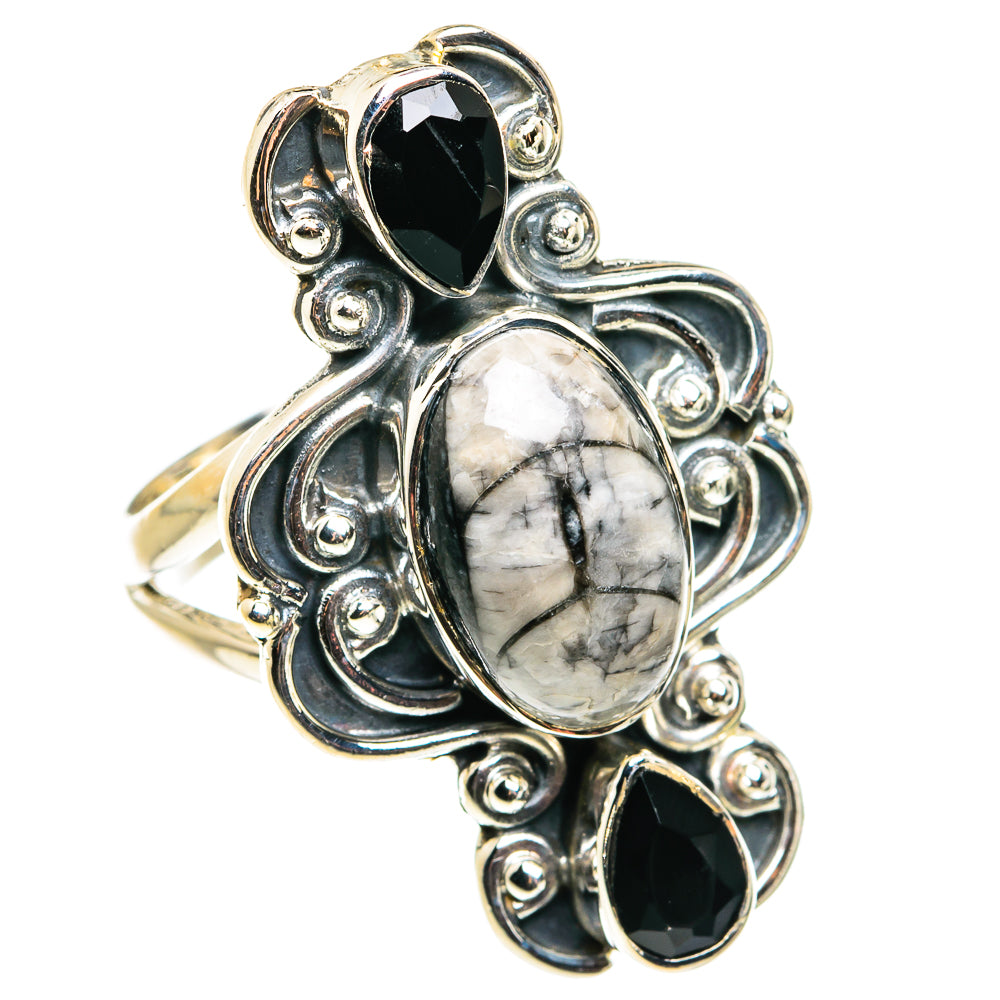 Orthoceras Fossil Rings handcrafted by Ana Silver Co - RING79593