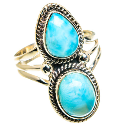 Larimar Rings handcrafted by Ana Silver Co - RING79598