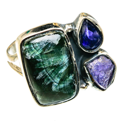 Seraphinite Rings handcrafted by Ana Silver Co - RING79602