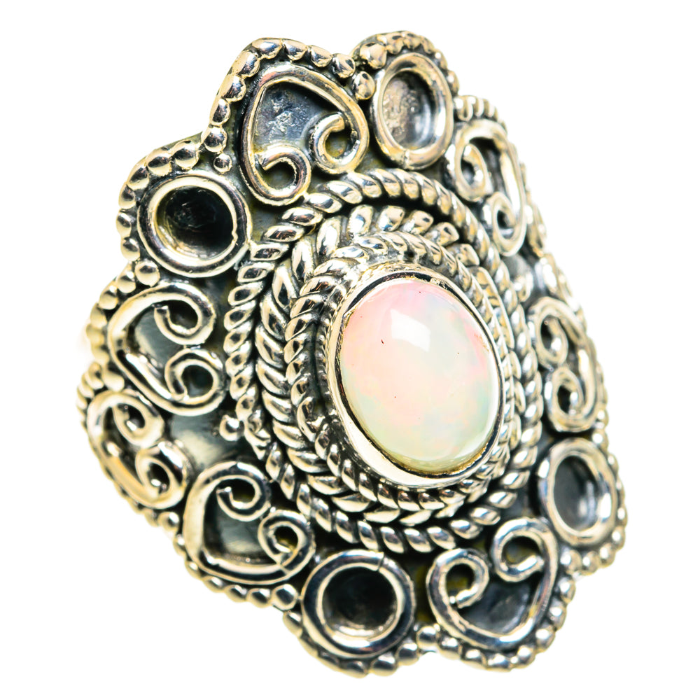 Ethiopian Opal Rings handcrafted by Ana Silver Co - RING79621