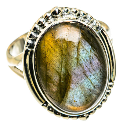 Labradorite Rings handcrafted by Ana Silver Co - RING79622