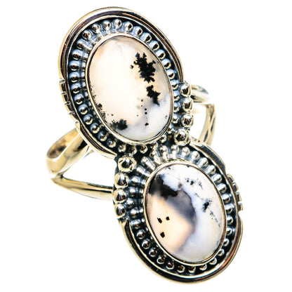 Dendritic Opal Rings handcrafted by Ana Silver Co - RING79634