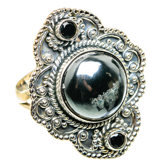 Hematite Rings handcrafted by Ana Silver Co - RING79636