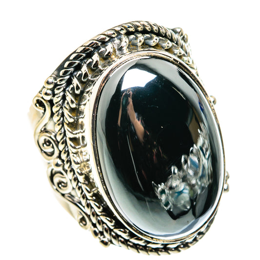 Hematite Rings handcrafted by Ana Silver Co - RING79637