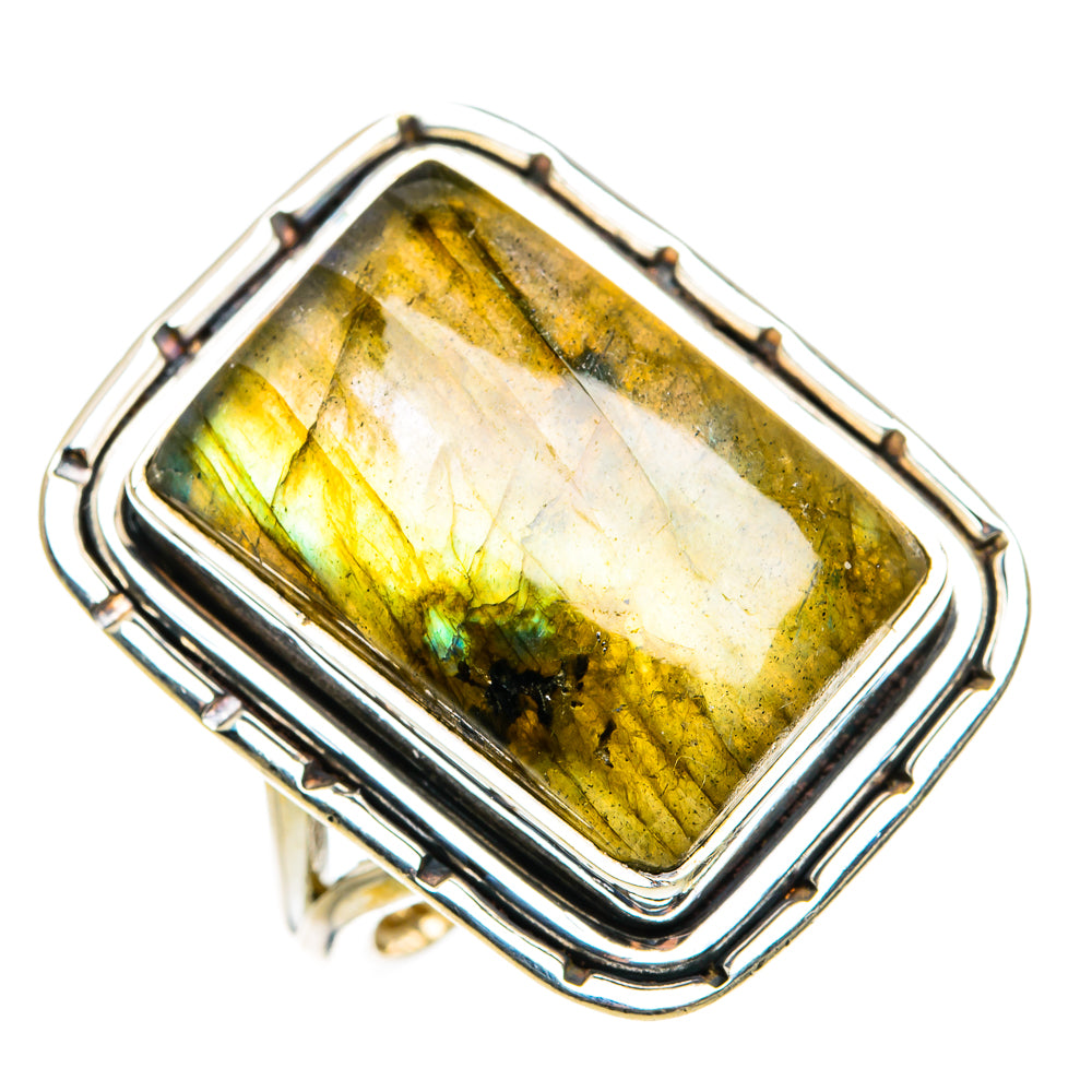 Labradorite Rings handcrafted by Ana Silver Co - RING79650