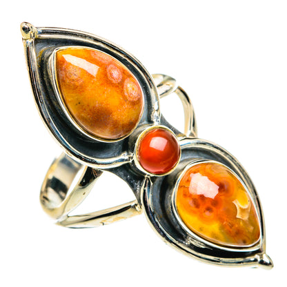 Ocean Jasper Rings handcrafted by Ana Silver Co - RING79652