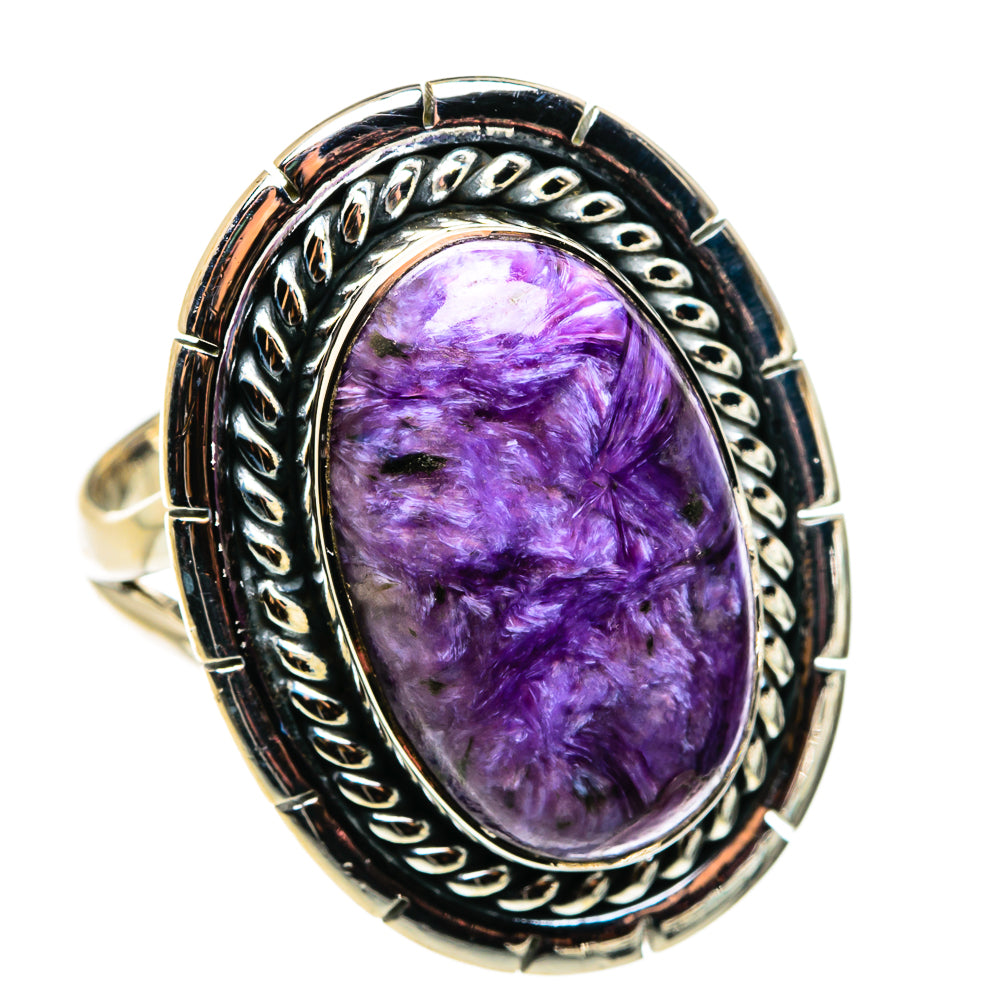 Charoite Rings handcrafted by Ana Silver Co - RING79660