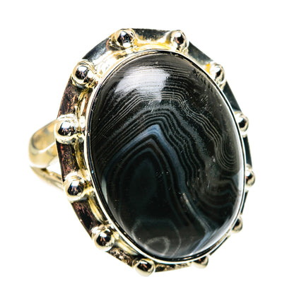 Psilomelane Rings handcrafted by Ana Silver Co - RING79664 - Photo 2
