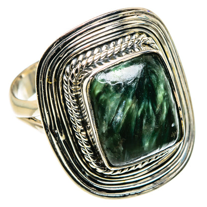 Seraphinite Rings handcrafted by Ana Silver Co - RING79680
