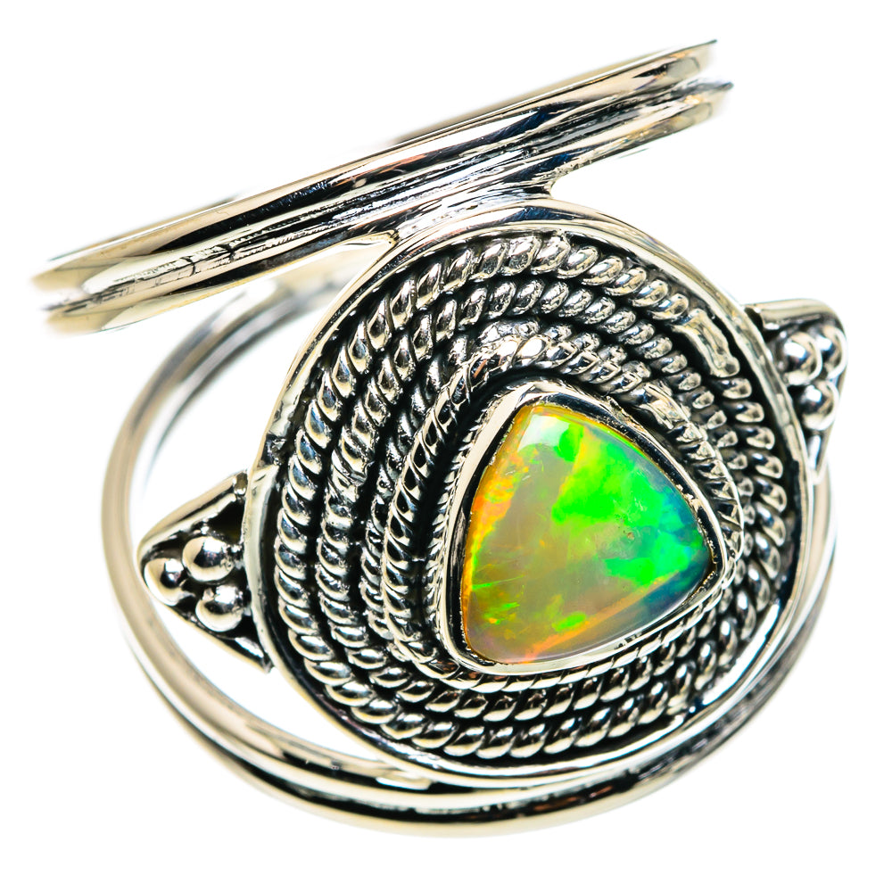 Ethiopian Opal Rings handcrafted by Ana Silver Co - RING79704