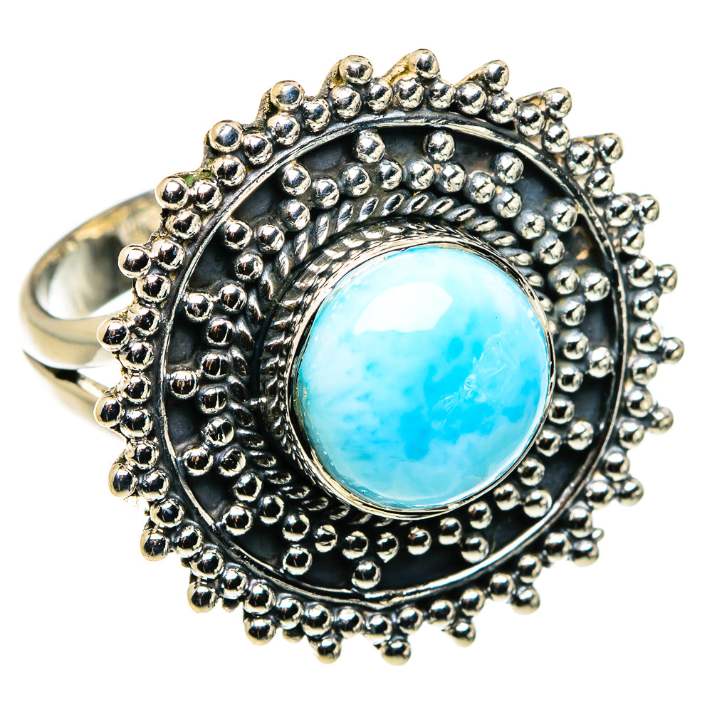Larimar Rings handcrafted by Ana Silver Co - RING79713