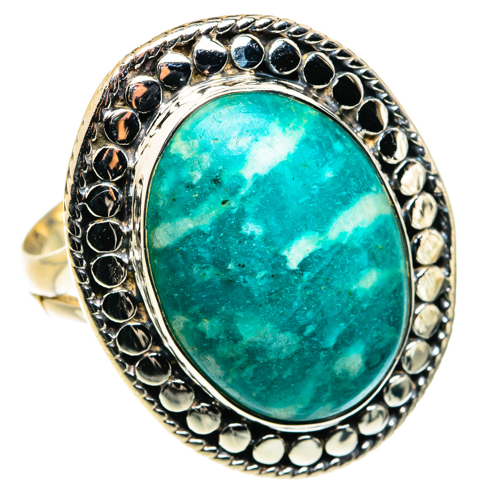 Amazonite Rings handcrafted by Ana Silver Co - RING79718