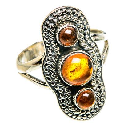 Baltic Amber Rings handcrafted by Ana Silver Co - RING79761