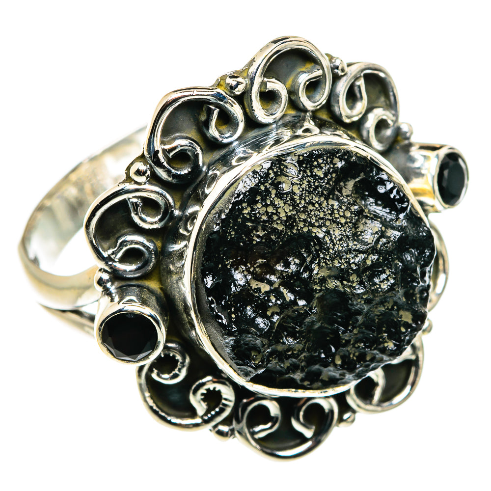 Tektite Rings handcrafted by Ana Silver Co - RING79769