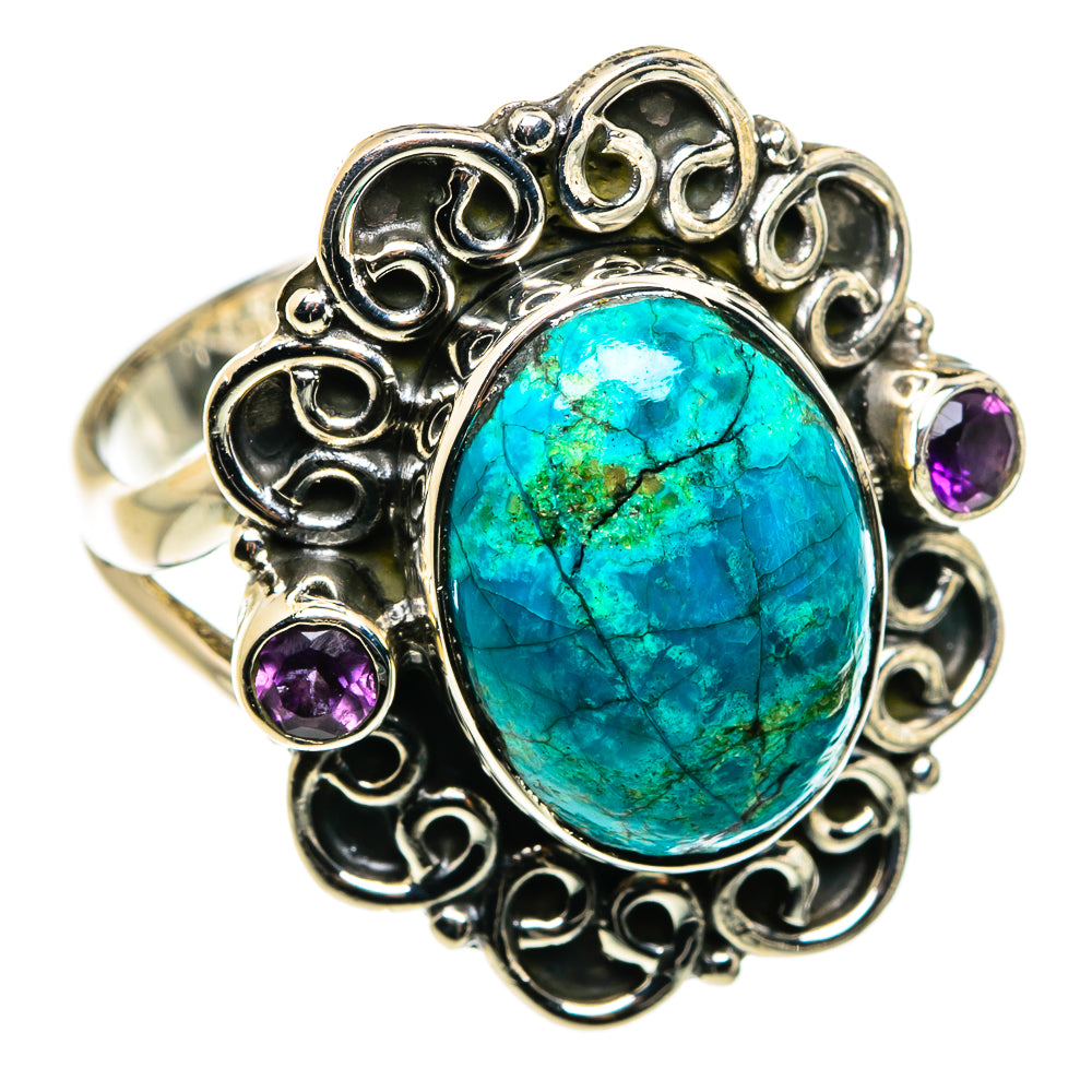 Tibetan Turquoise Rings handcrafted by Ana Silver Co - RING79784