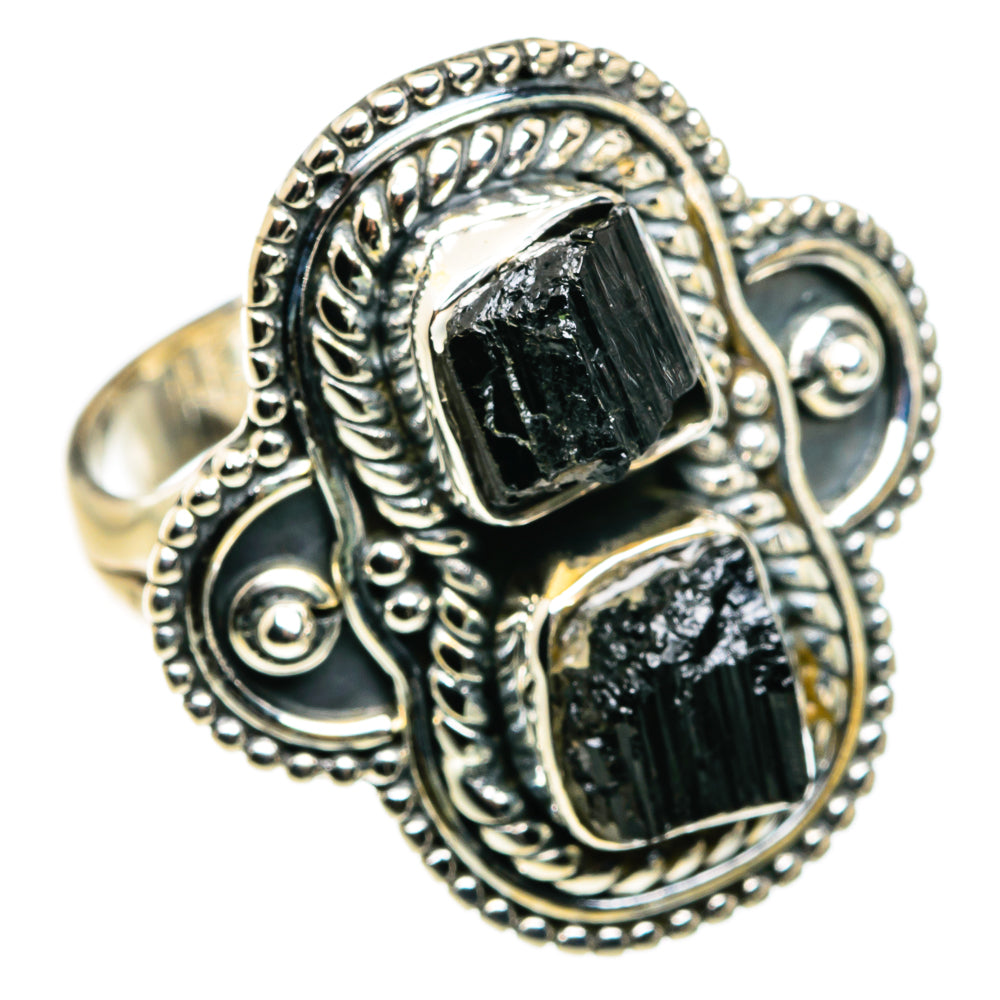 Black Tourmaline Rings handcrafted by Ana Silver Co - RING79804